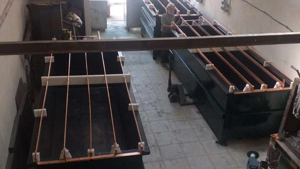 تجهیزات آبکاری صنعت یاب