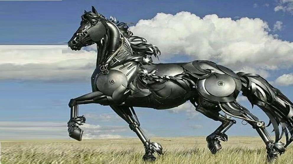 مجسمه آهنی روح بخش