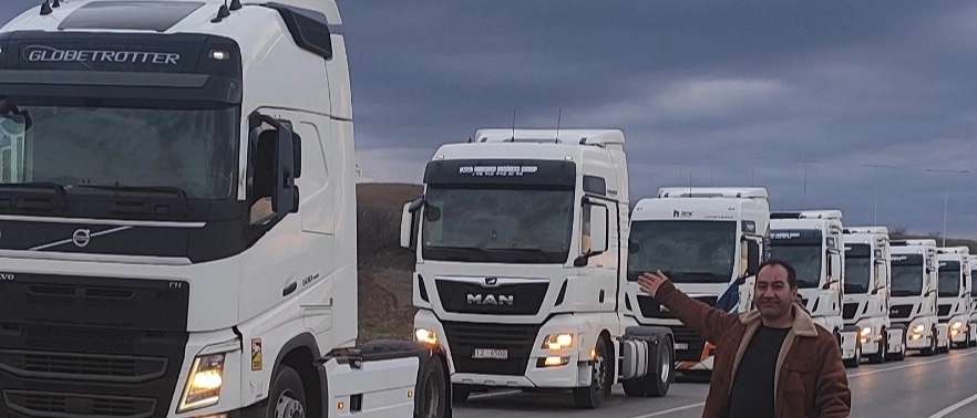 کامیون های در راه ایران