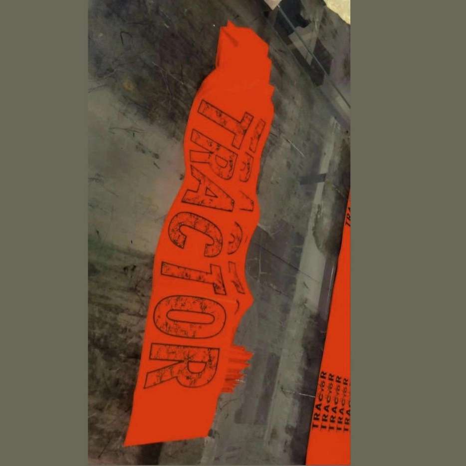 چاپ اختصاصی سربند تراکتور با پارچه اسپان