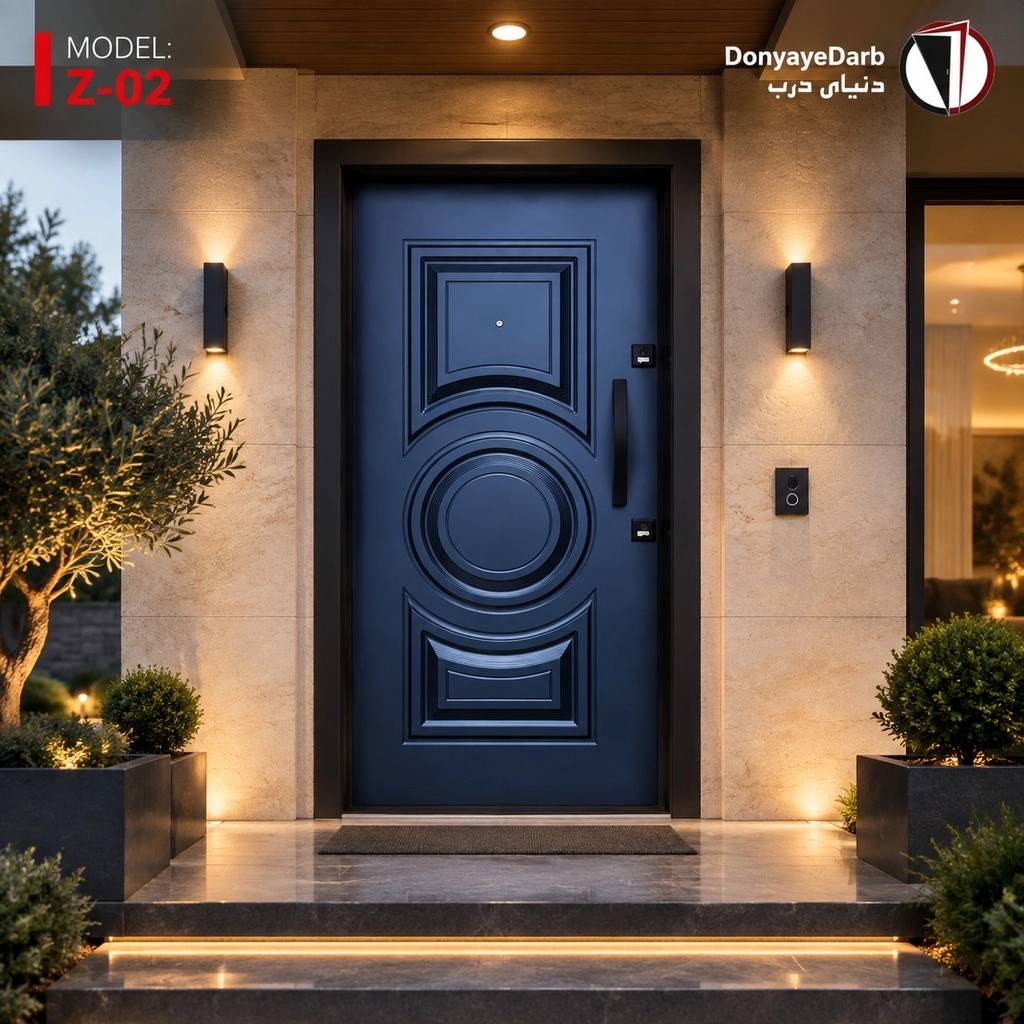 درب ضدسرقت سفارشی سورمه ای