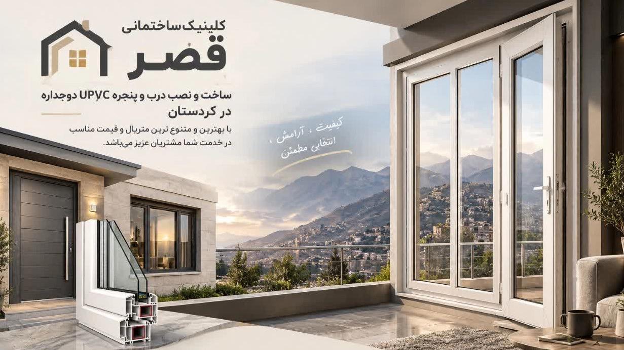مرکز تخصصی ساخت پنجره با پروفیل در کردستان