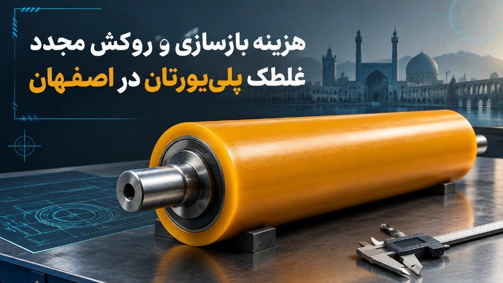 هزینه بازسازی و روکش مجدد غلطک پلی اورتان در اصفهان