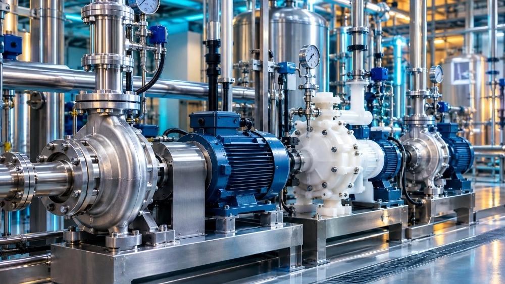 پمپ های انتقال سیالات شیمیایی راهنمای انتخاب بهترین متریال و خرید مطمئن