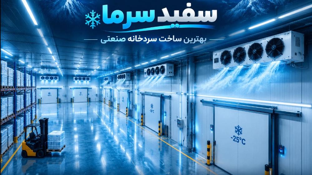 طراحی و ساخت سردخانه صنعتی؛ تلفیق مهندسی دقیق و حفظ ارزش سرمایه در سفید سرما