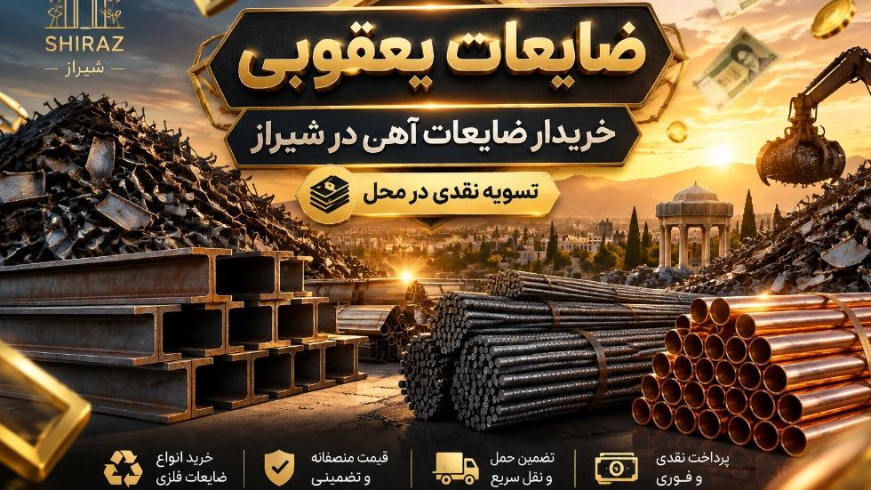 بهترین خریدار ضایعات آهن در شیراز با تسویه نقدی در محل