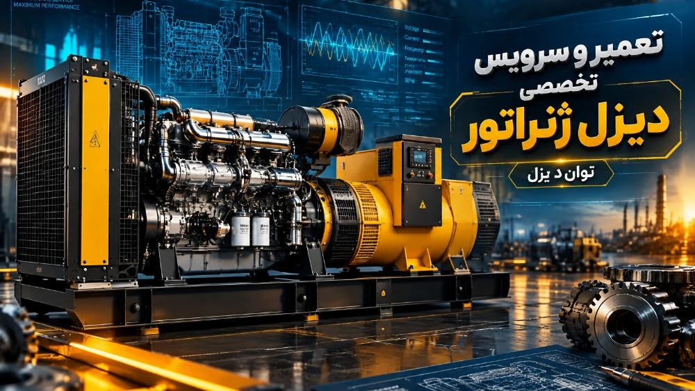 تعمیر و سرویس تخصصی دیزل ژنراتور در تهران با توان دیزل