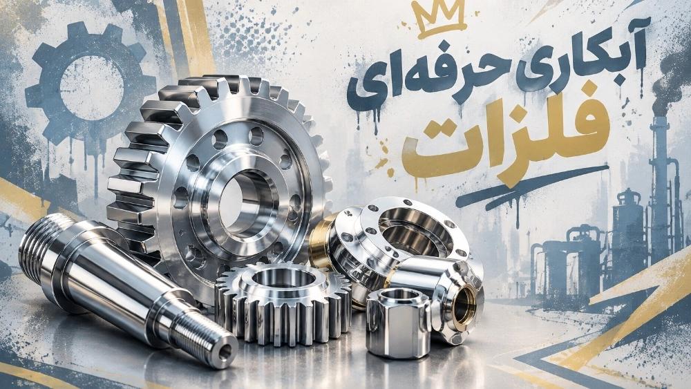 آبکاری حرفه‌ای فلزات در تهران با بهترین کیفیت