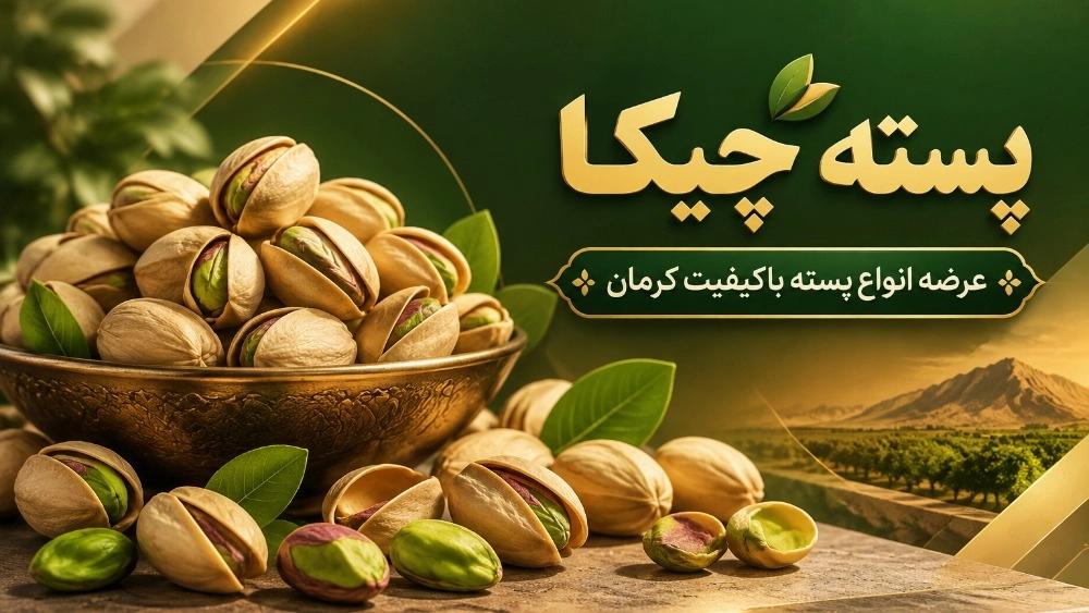 عرضه انواع پسته باکیفیت در کرمان با فروشگاه پسته چیکا