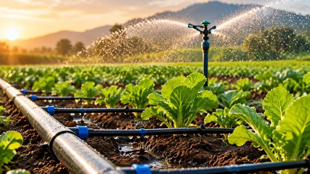 لوله کشی قطره ای و بارانی در زنجان