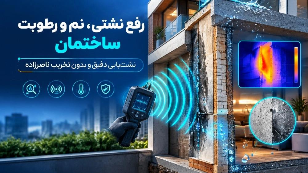 رفع نشتی و نم و رطوبت ساختمان با نشت‌یابی تخصصی ناصرزاده