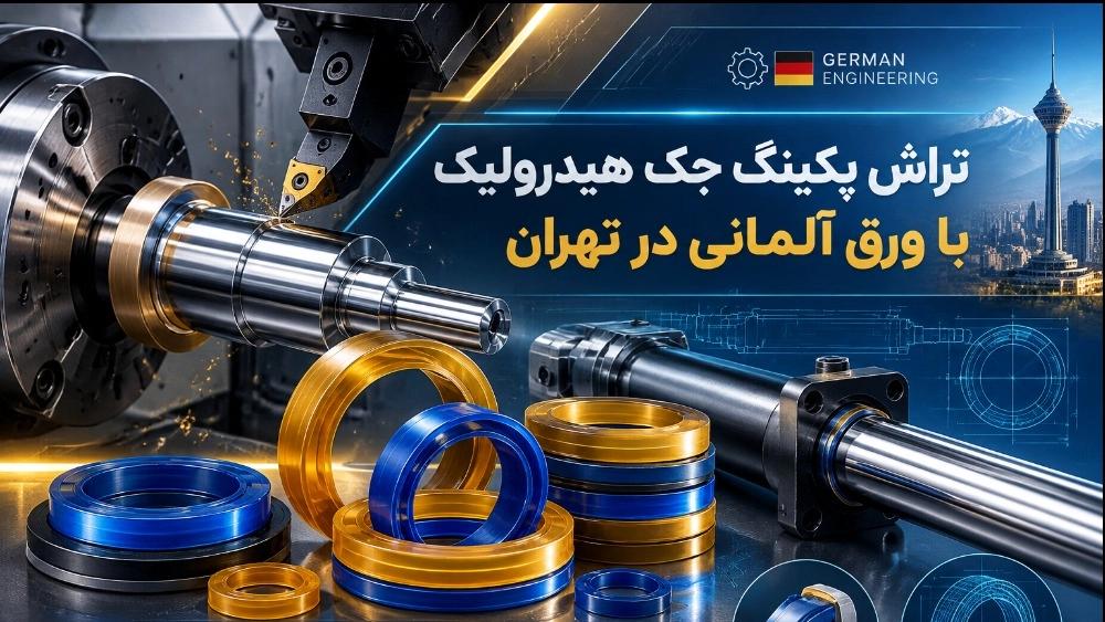 تراش پکینگ جک هیدرولیک با ورق آلمانی در تهران