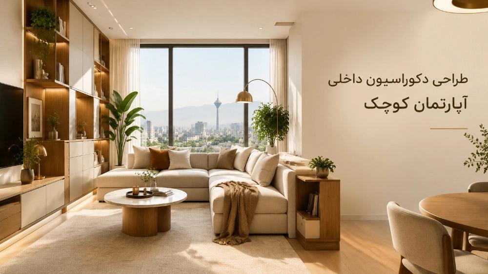 طراحی دکوراسیون داخلی برای آپارتمان‌ کوچک در تهران