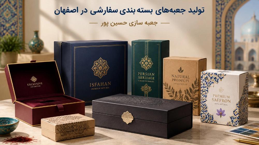 تولید جعبه‌های بسته بندی سفارشی در اصفهان