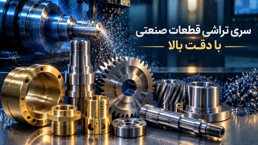 سری‌ تراشی قطعات صنعتی با دقت و کیفیت بالا در تهران
