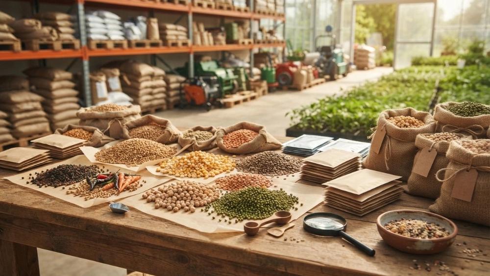 فروش عمده انواع بذر صیفی‌ جات و غلات گستر نگین خراسان