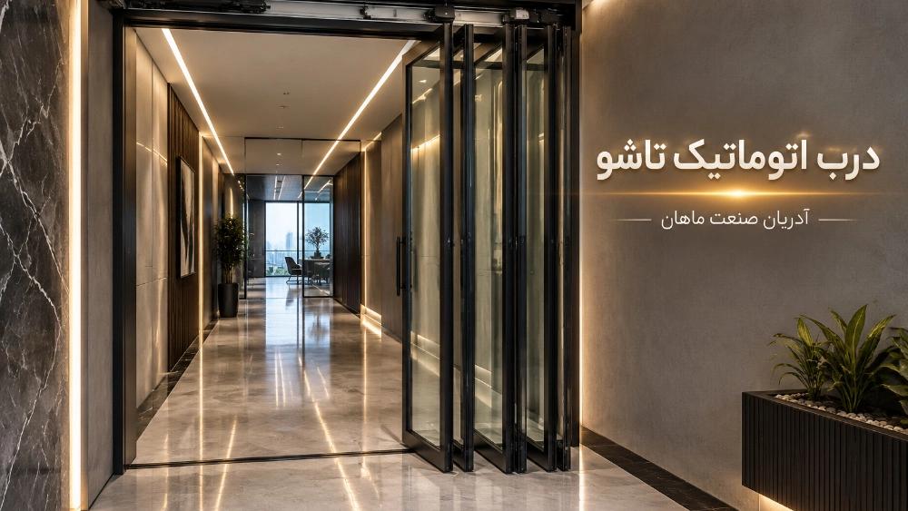 نکات فنی اجرای درب اتوماتیک تاشو یا اتوبوسی در راهروهای باریک