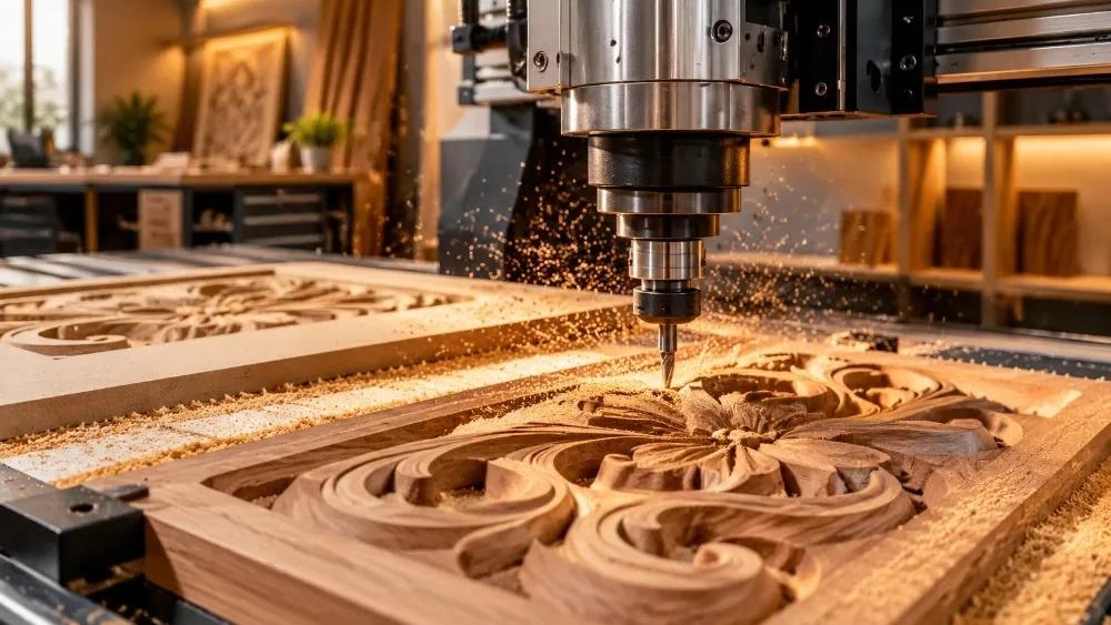 خدمات CNC چوب و ام دی اف در اصفهان برش دقیق، حکاکی و قیمت هر متر