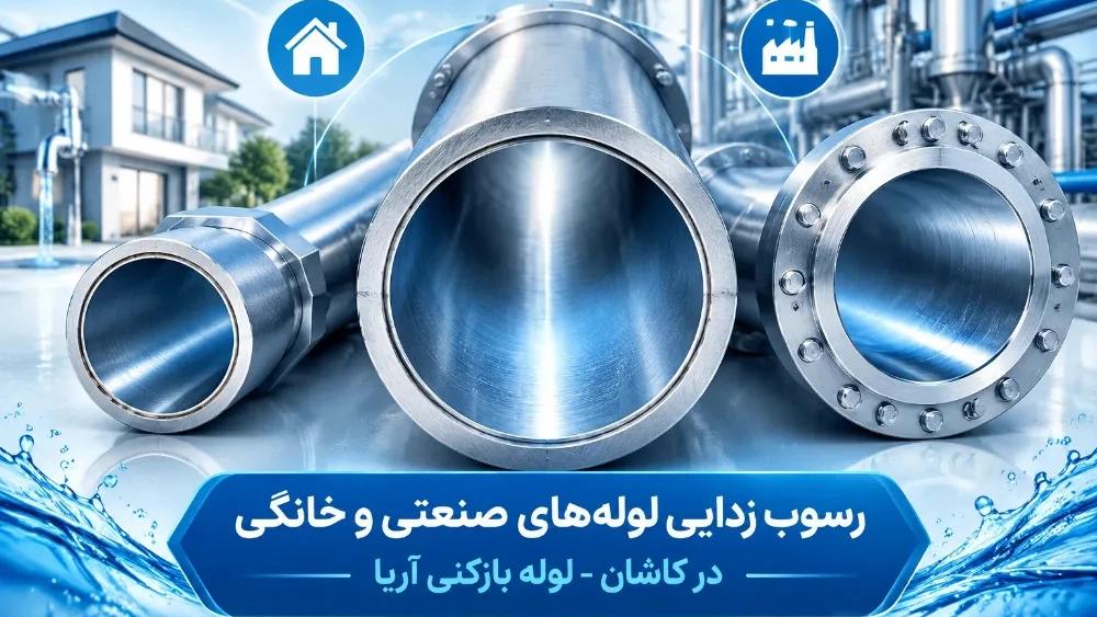 رسوب زدایی لوله‌ های صنعتی و خانگی در کاشان توسط لوله بازکنی آریا