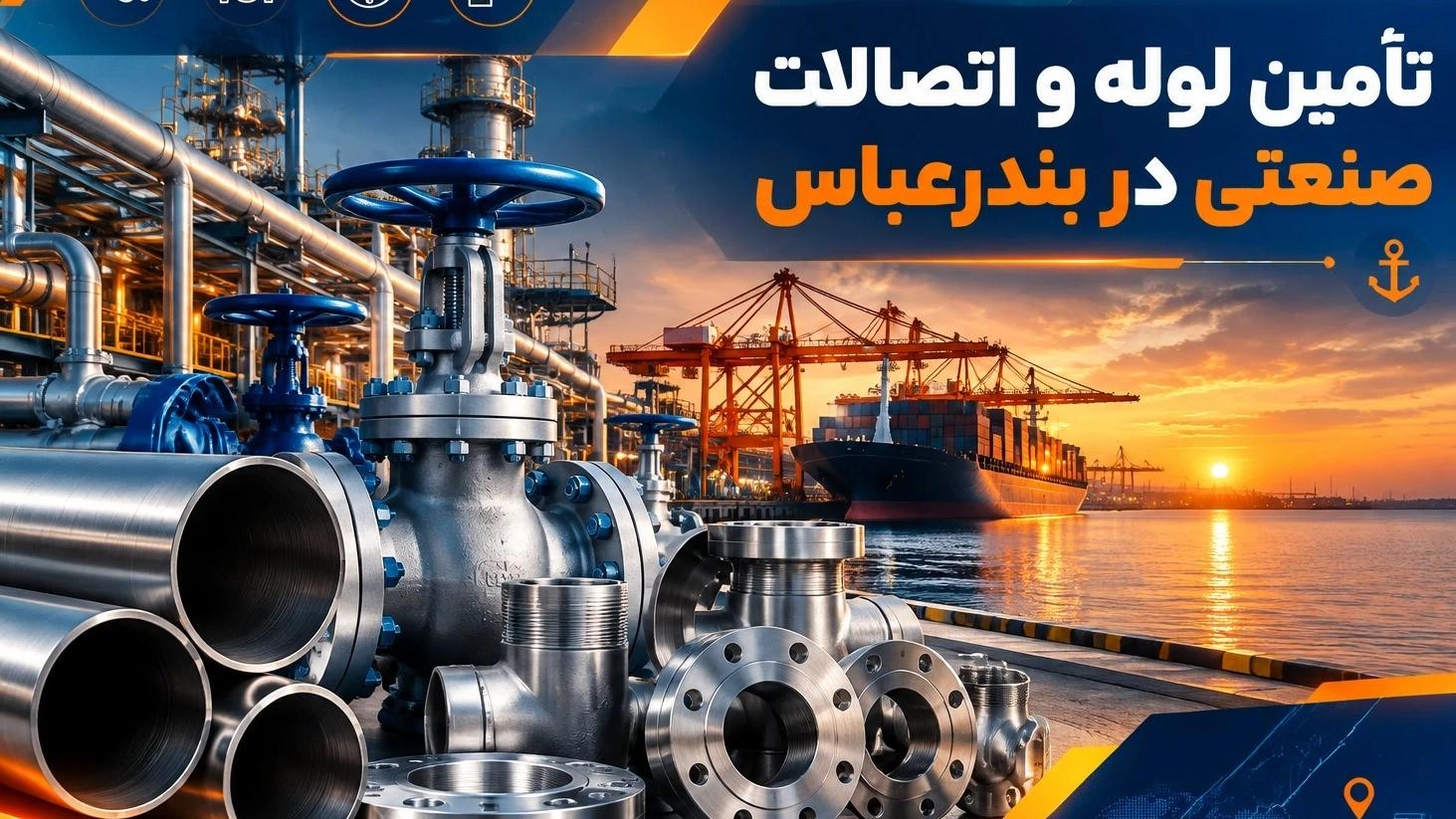 تأمین لوله و اتصالات صنعتی موردنیاز پروژه‌ها در بندرعباس