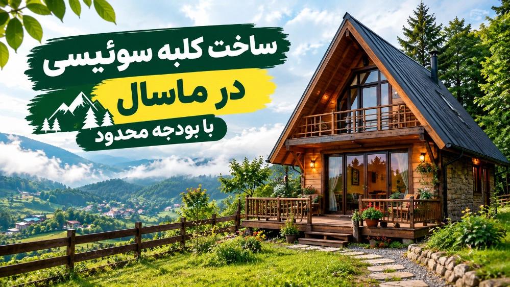 ساخت کلبه سوئیسی در ماسال با بودجه محدود