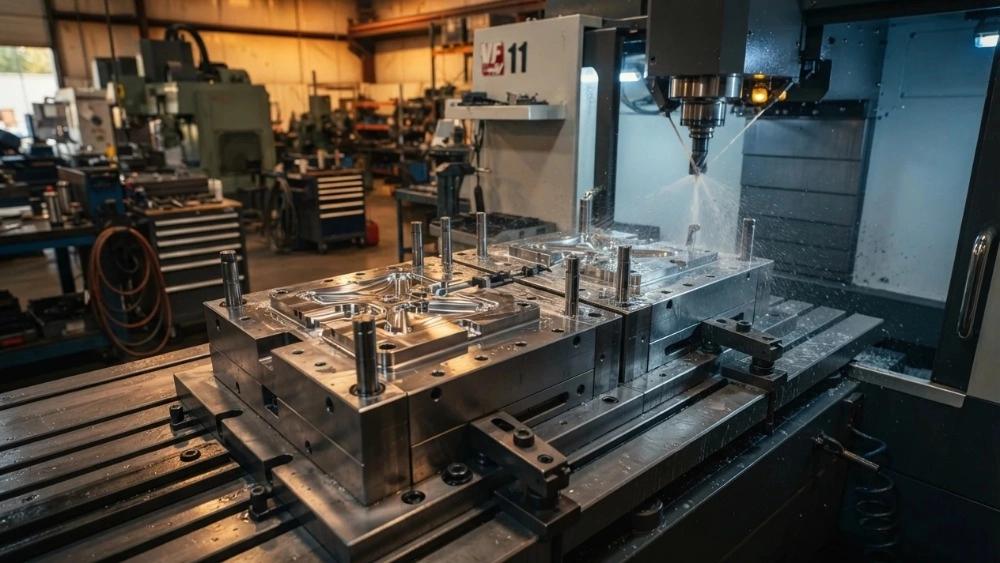 سفارش ساخت قالب تزریق پلاستیک قطعات صنعتی سنگین با CNC در تبریز