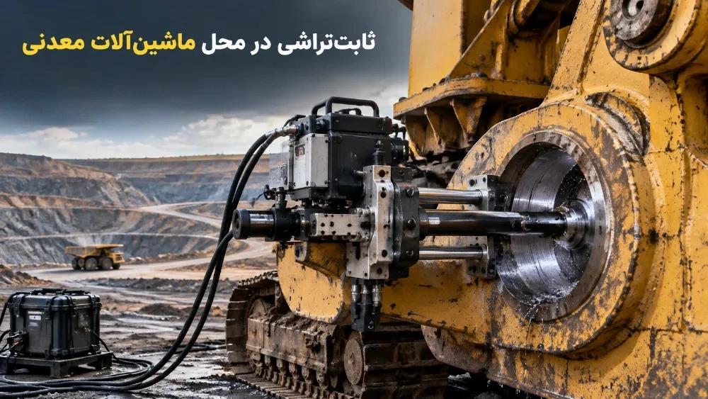 خدمات ثابت تراشی در محل برای ماشین‌ آلات معدنی