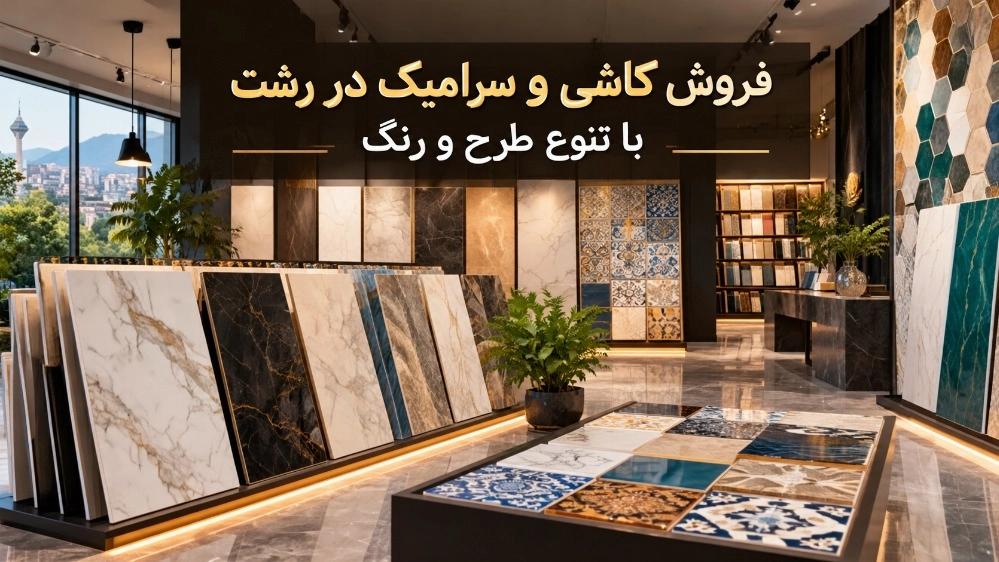 فروش کاشی و سرامیک در رشت با تنوع طرح و رنگ
