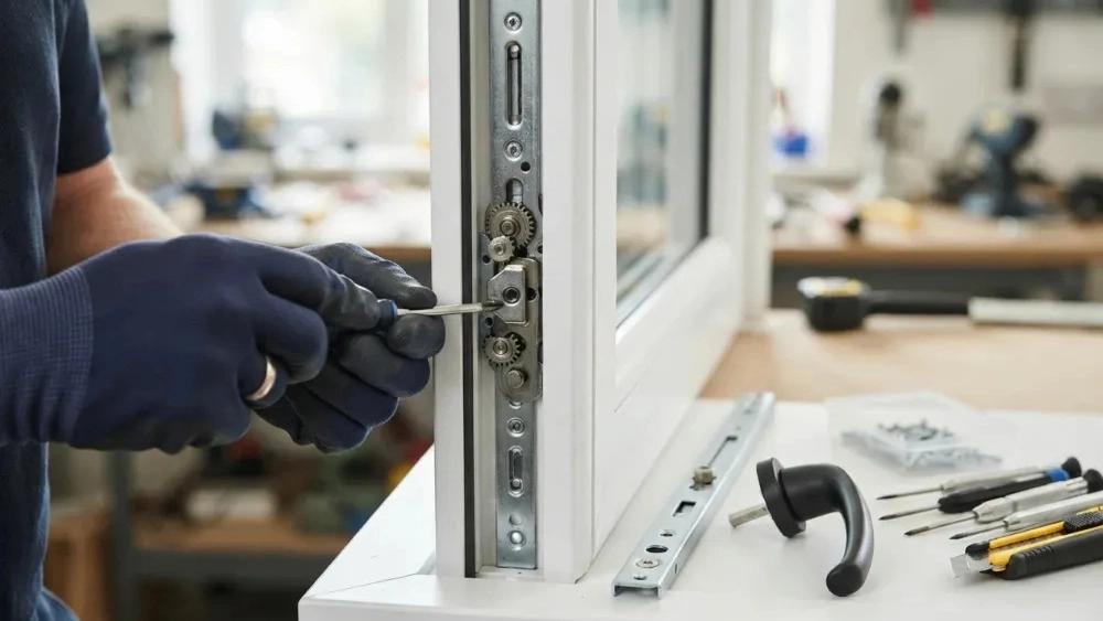 تعمیر اسپانیولت و دستگیره پنجره دوجداره UPVC در رشت