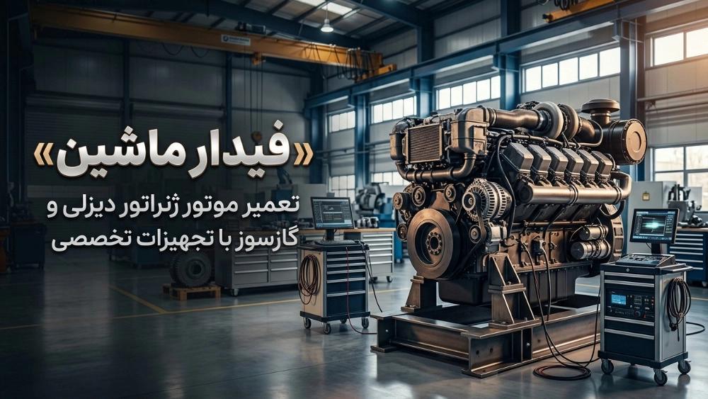 تعمیر موتور ژنراتور دیزلی و گازسوز با تجهیزات تخصصی در یزد