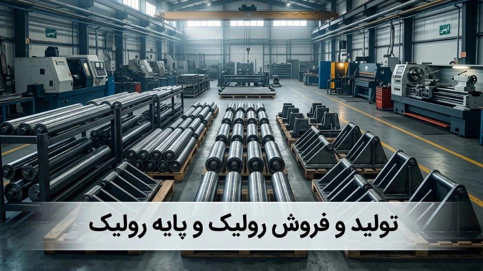 تولید و فروش رولیک و پایه رولیک در تهران با قیمت کارخانه