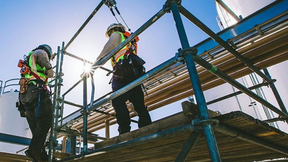 What is metal scaffolding?
