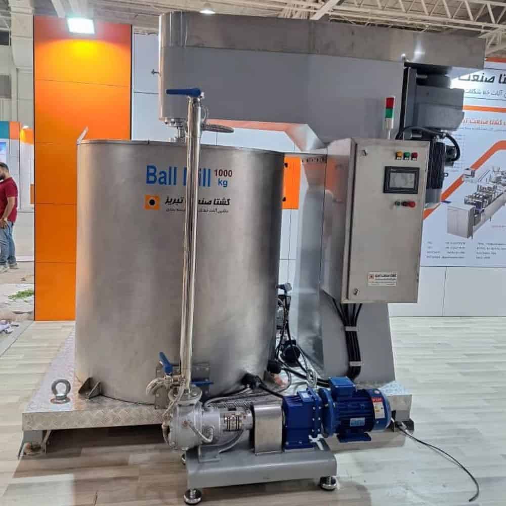 بال میل شکلات یک تن