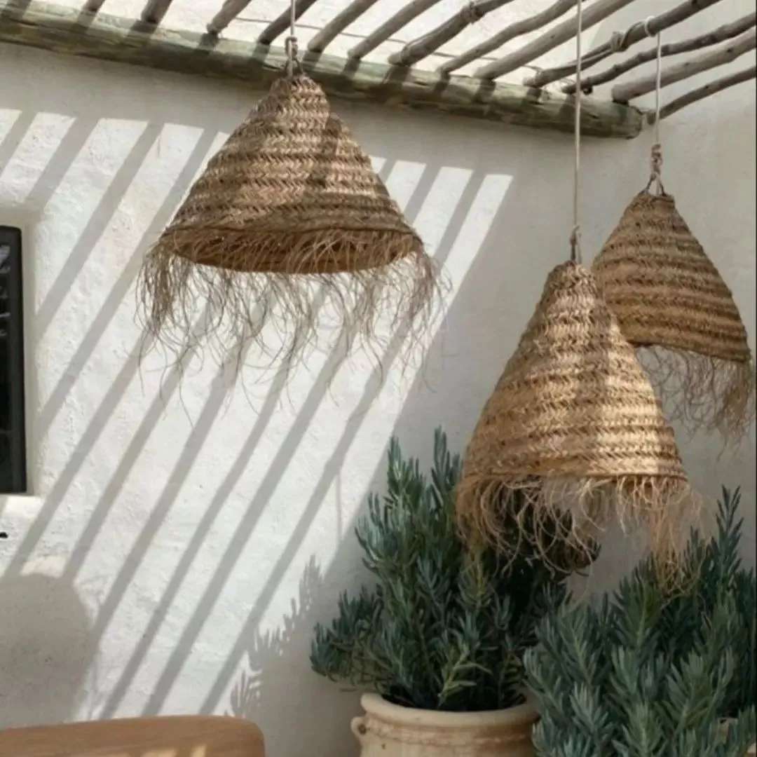 لوستر های زیبای حصیری لوستر های زیبای حصیری