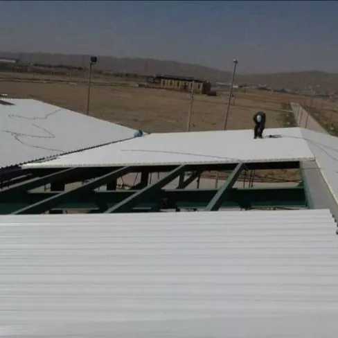 اجرای سقف ساندویچ پانل (اجرای دیواری)