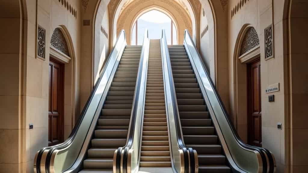 پله برقی و بالابرهای هوشمند