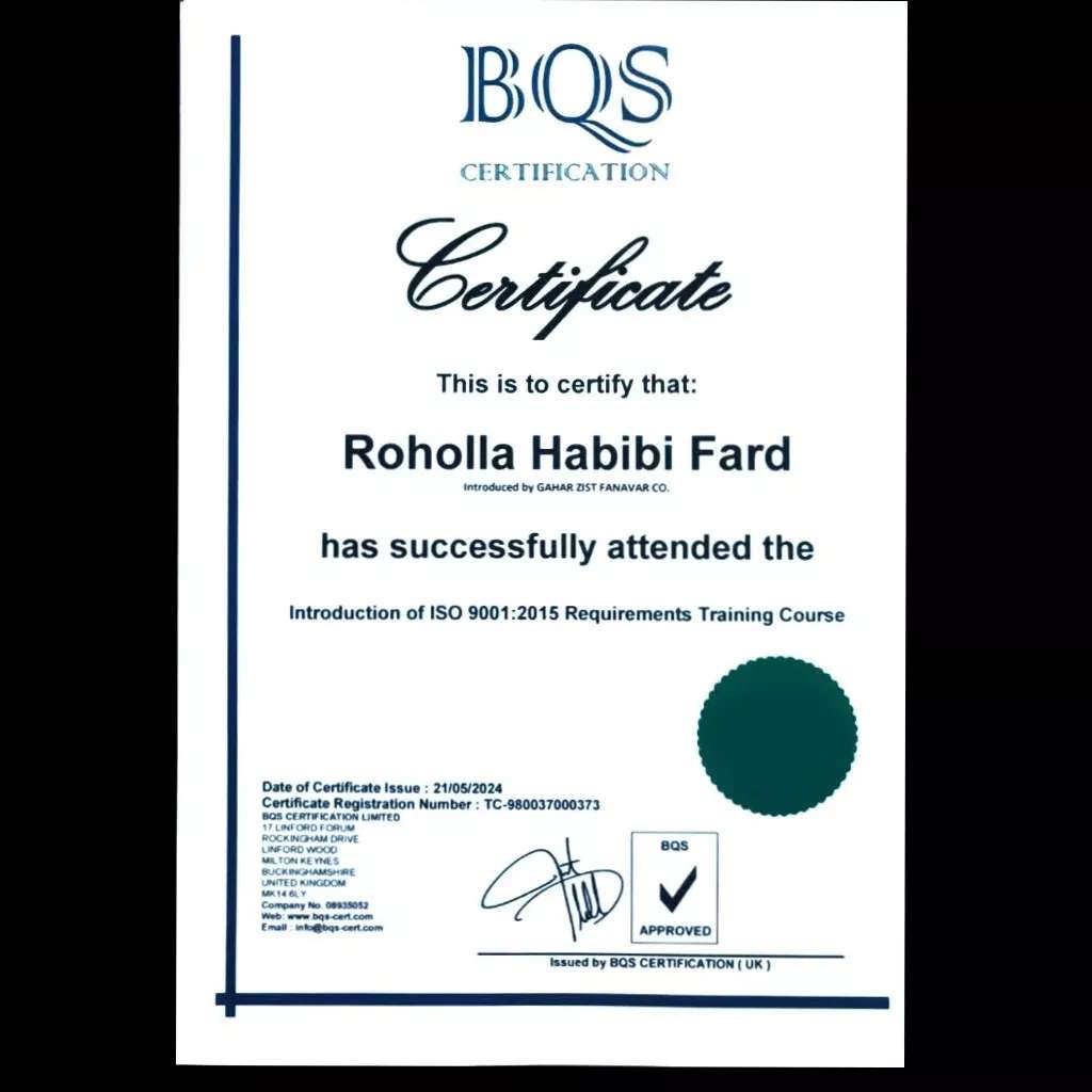 Certificate Certificate