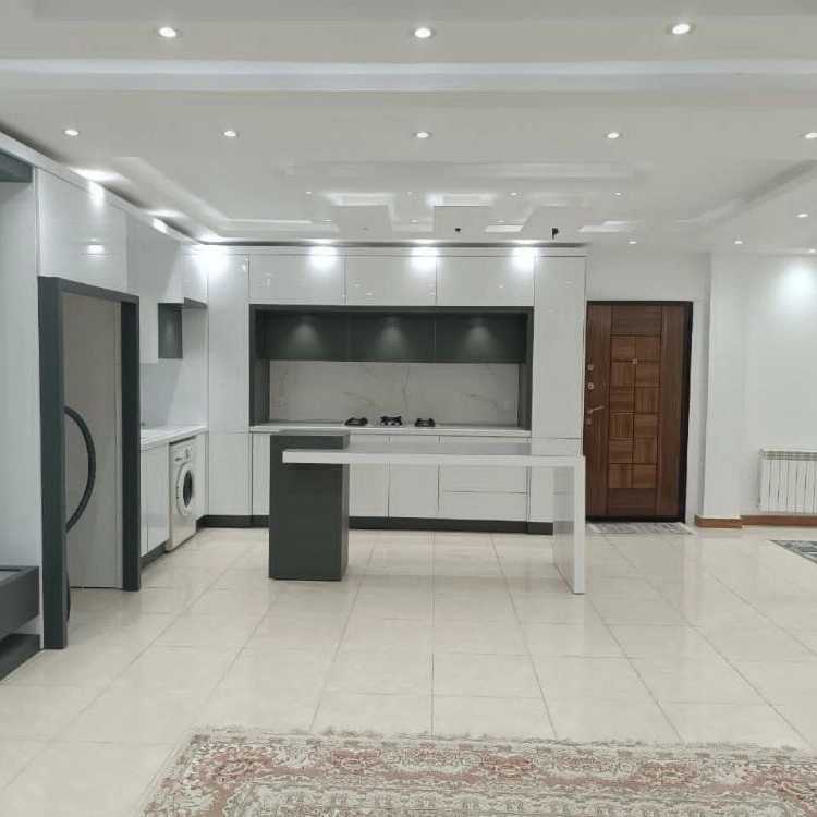 کابینت هایگلاس مدرن رنگ سفید