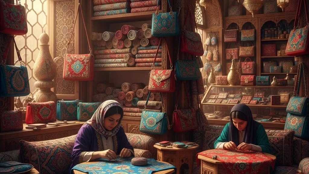 تولید کیف سنتی با طرح اصیل ایرانی در یزد تولید کیف سنتی با طرح اصیل ایرانی در یزد