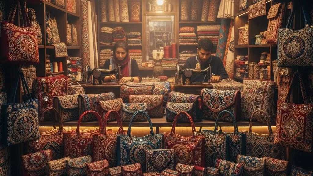 فروش کیف ترمه و سنتی از تولیدی غلامی فروش کیف ترمه و سنتی از تولیدی غلامی