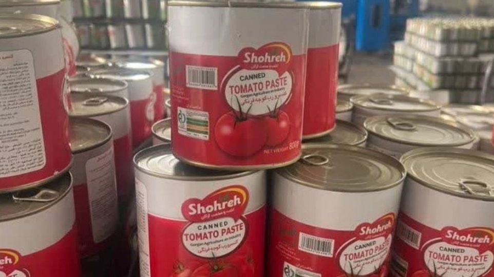 تولید رب گوجه فرنگی بهداشتی با مواد اولیه تازه در گرگان