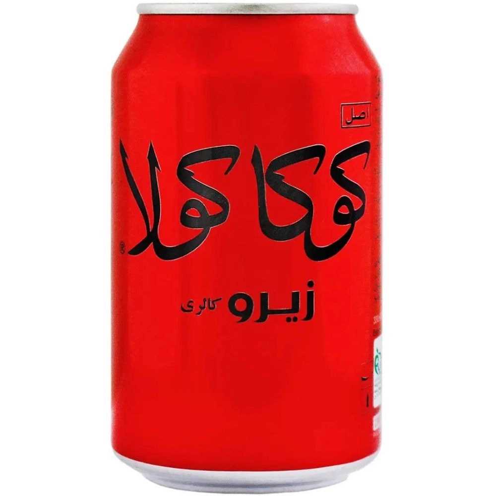 کوکا زیرو قوطی