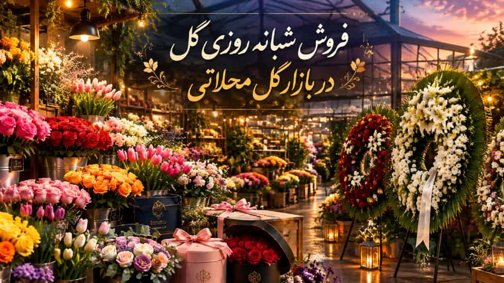 فروش شبانه روزی انواع گل طبیعی و باکس و تاج گل در بازار گل محلاتی فروش شبانه روزی انواع گل طبیعی و باکس و تاج گل در بازار گل محلاتی