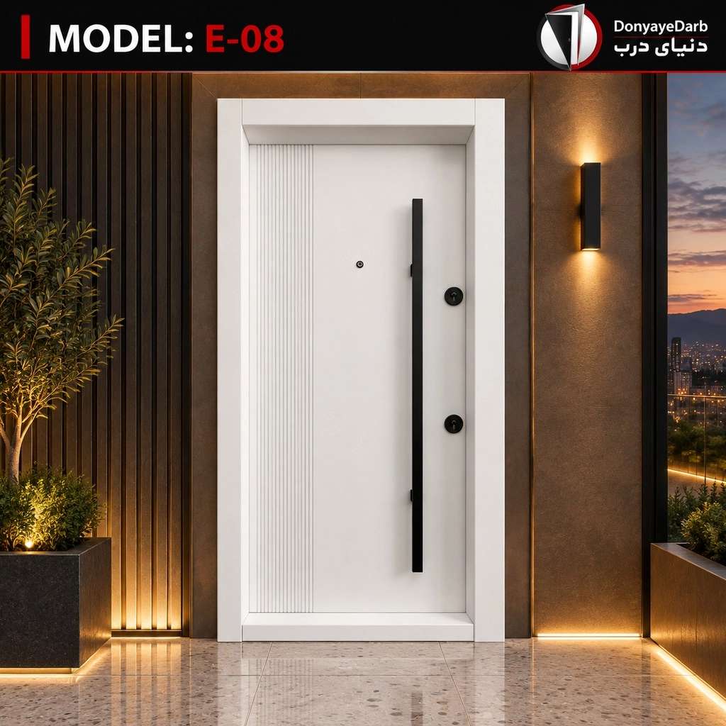 درب ضد سرقت سفید درب ضد سرقت سفید