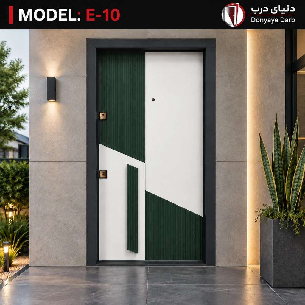 درب ضدسرقت سبز رنگ درب ضدسرقت سبز رنگ