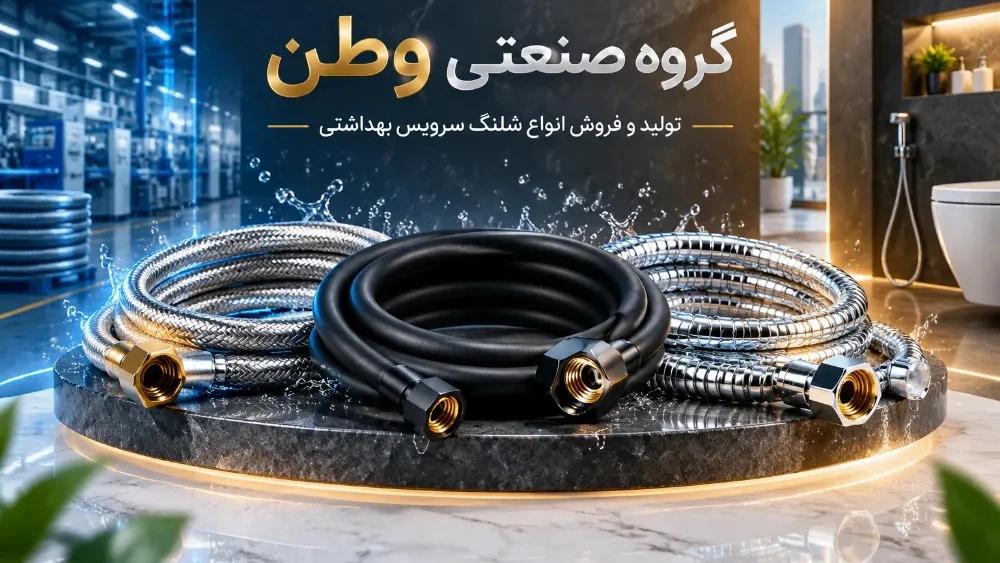 تولید و فروش انواع شلنگ سرویس بهداشتی در تهران