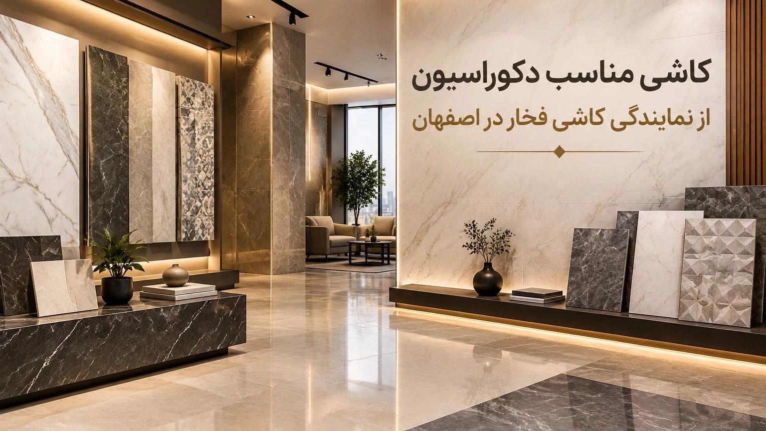 کاشی مناسب دکوراسیون از نمایندگی کاشی فخار در اصفهان