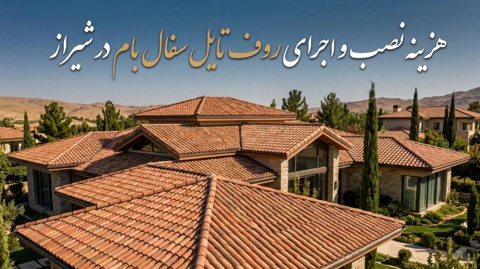 هزینه نصب و اجرای روف تایل سفال بام به ازای هر متر مربع در شیراز