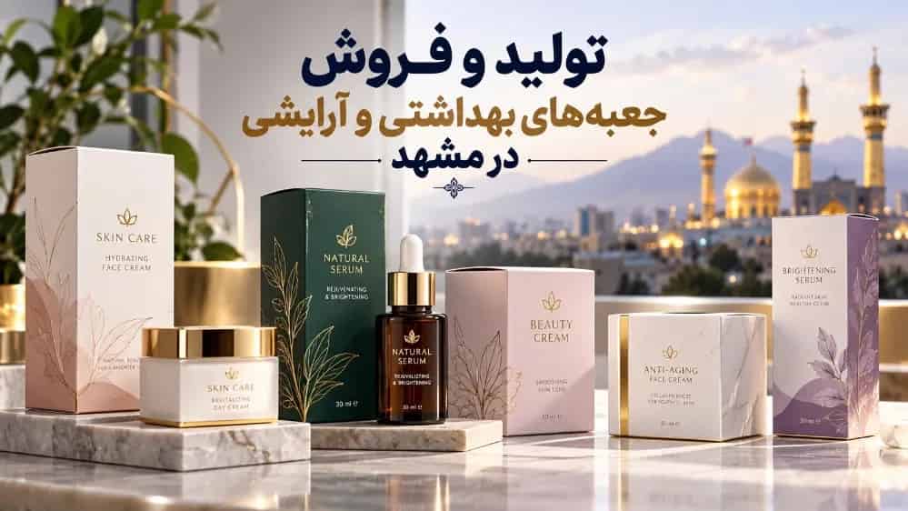 تولید و فروش جعبه های بهداشتی و آرایشی با طراحی اختصاصی در مشهد