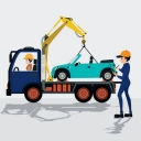 امدادخودرو چرخ گیر دروکار در گردنه حیران آستارا